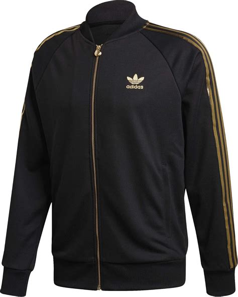 adidas jacken schwarz gold xxl neu|Schwarze Jacken .